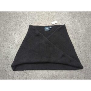 Maeve Anthropologie Neck Warmer Scarf Womens One‎ Size Cowl Black Knit